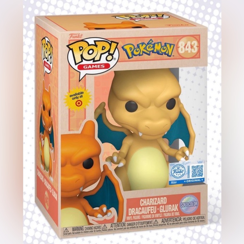 Pokemon x Target IN HAND Funko Pop! Charizard Soft Color Vinyl Figure
